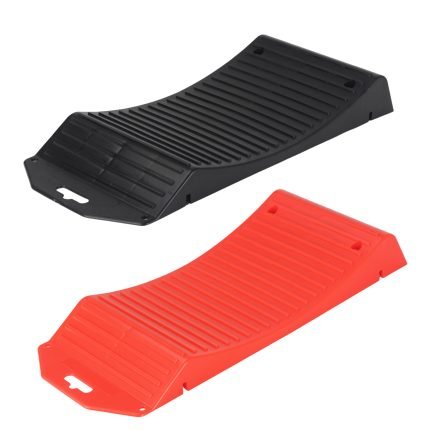 HDPE interlocking tire saver ramps for vehicle storage